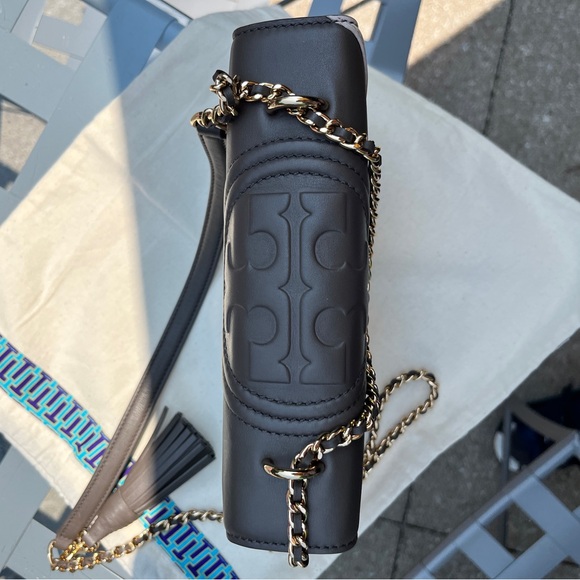 Tory Burch Crossbody Bag in Brown, Cream, and Green - Picture 7 of 8